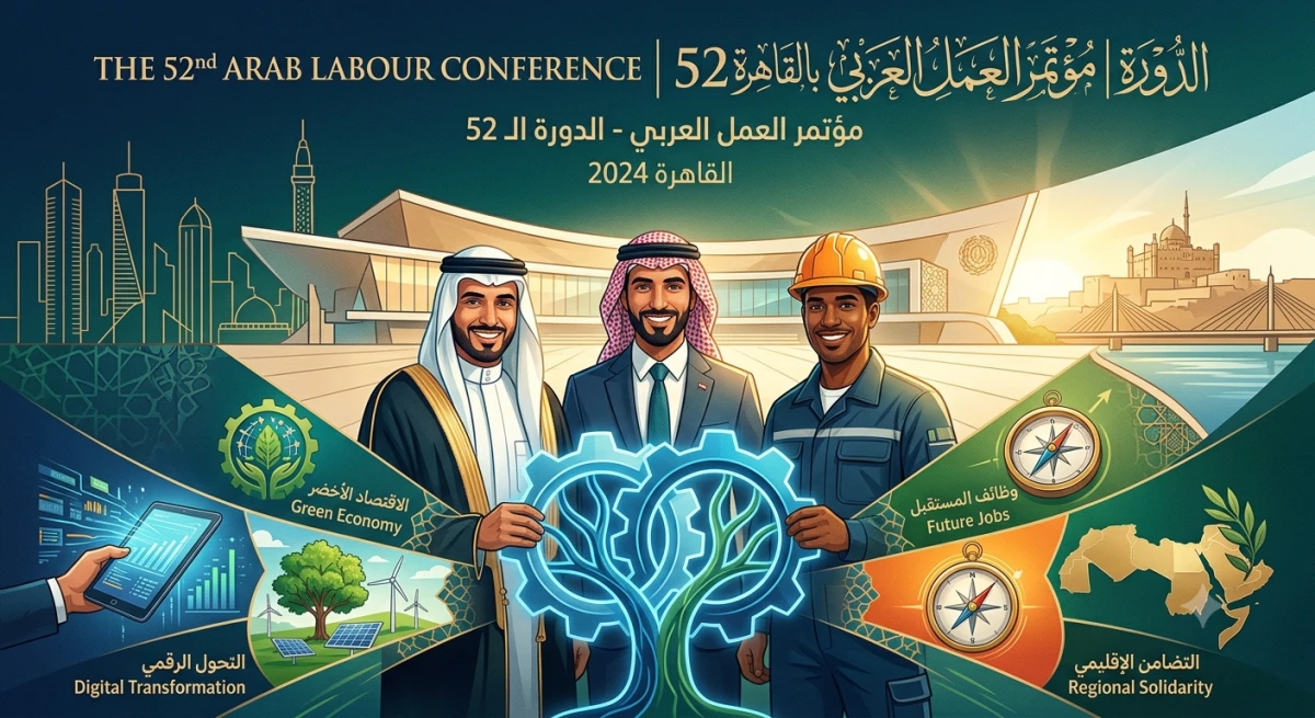 الملفات الساخنة في أروقة "العمل العربي 52": تقرير التشغيل التاسع والتحول الأخضر يتصدران أجندة 21 دولة بالقاهرة